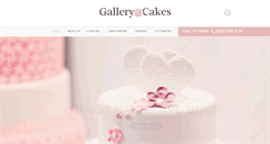 Desktop Screenshot of galleryofcakes.com